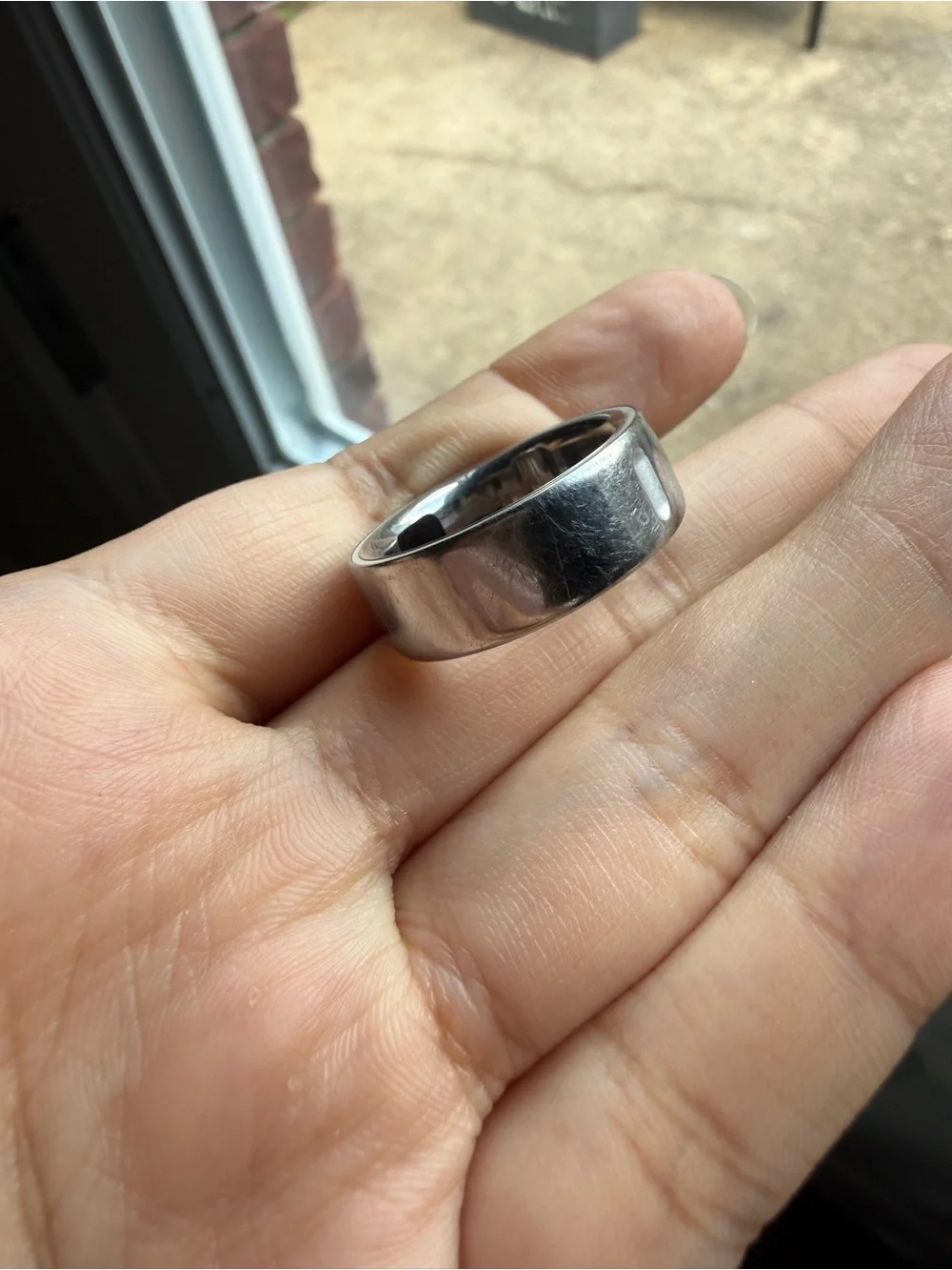 Silver Oura Ring Gen 4 size 9